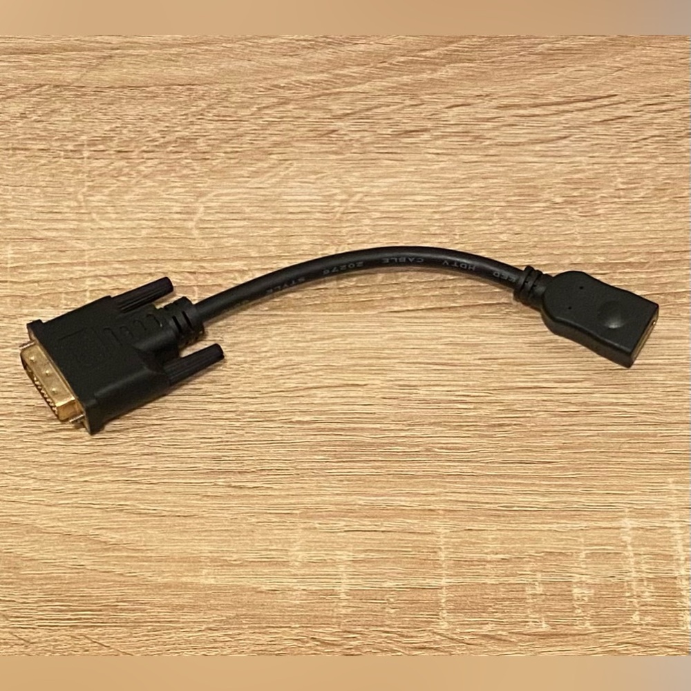 8in HDMI to DVI-D Video Cable Adapter - HDMI Female to DVI Male
